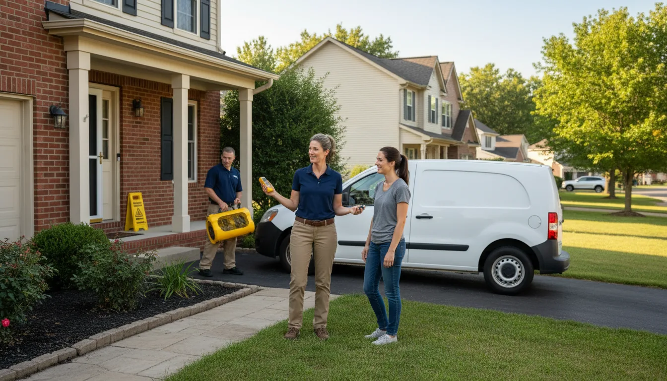 Residential water damage restoration in Seven Oaks, SC